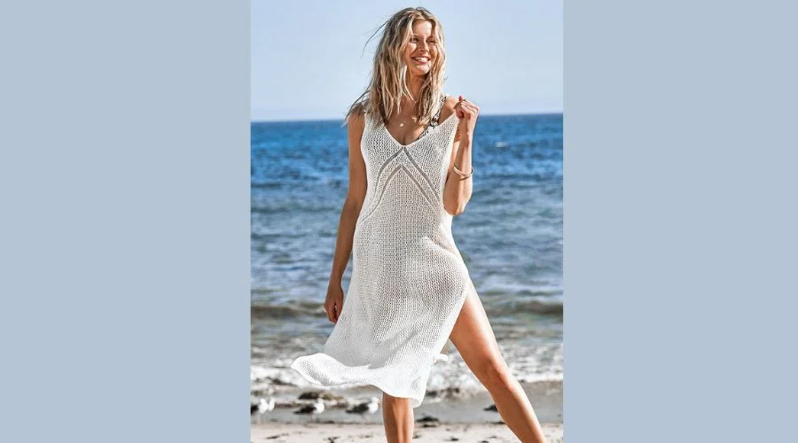 Knit Cover-Up and One-Piece