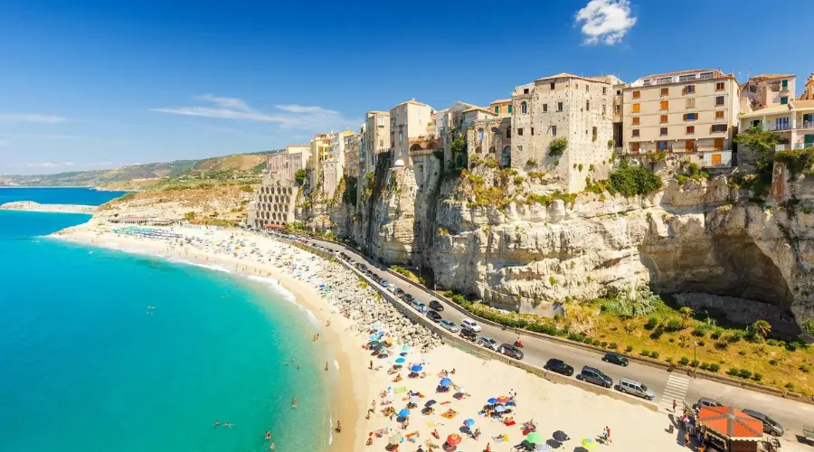 It is one of the best beaches in Italy, located in the picturesque town of Tropea
