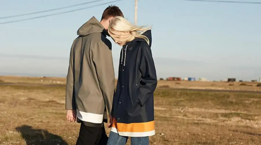  Stutterheim’s Stockholm silhouette is made of the company’s renowned elastomeric cotton