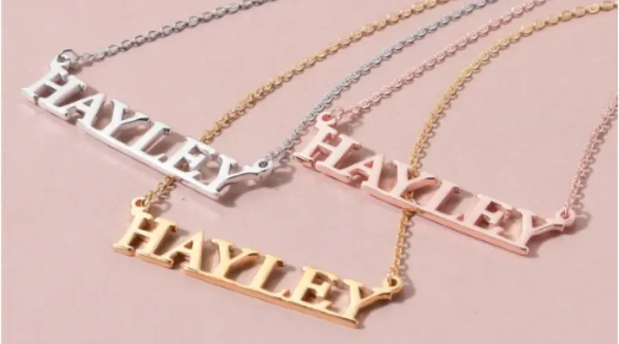 This tastefully personalized necklaces with a name on it is the perfect gift