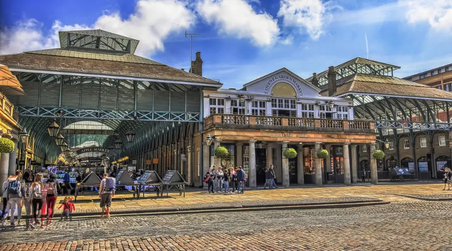  The Covent Garden Piazza has been around for hundreds of years