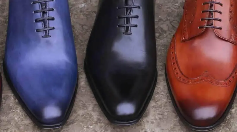 A man’s first formal pair of shoes is usually a black Oxford or Derby. 