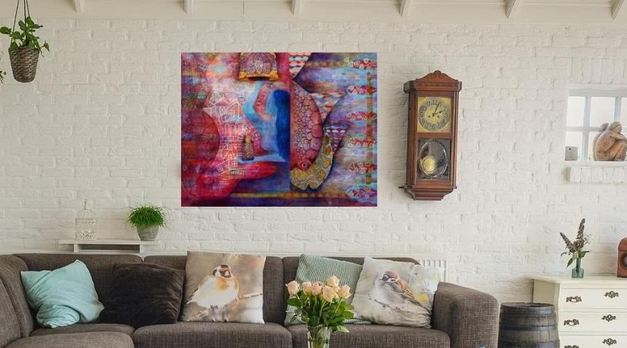 Dunelm wall art for your living room