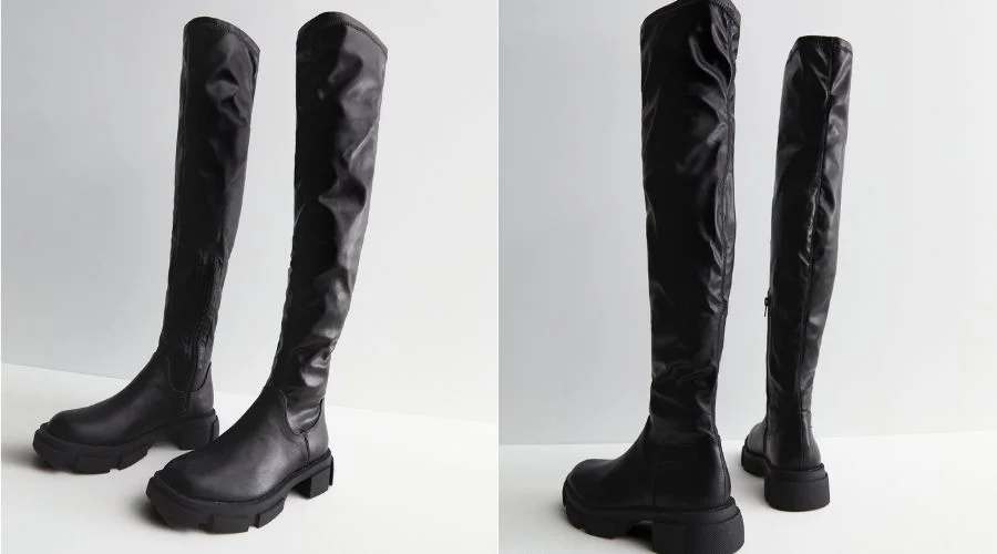 Over-the-Knee Chunky Boots