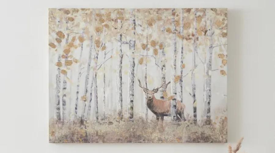 Stag Gold Canvas