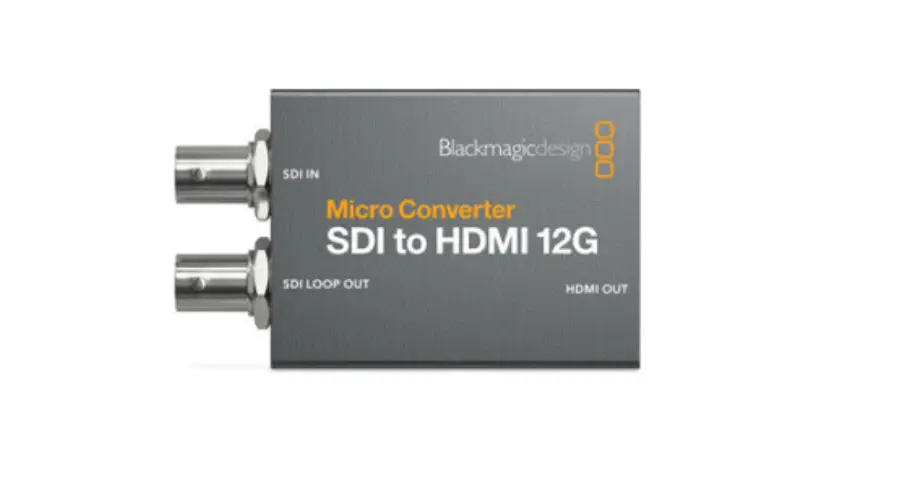 The smallest 12G-SDI to HDMI broadcast-grade Converter in the world
