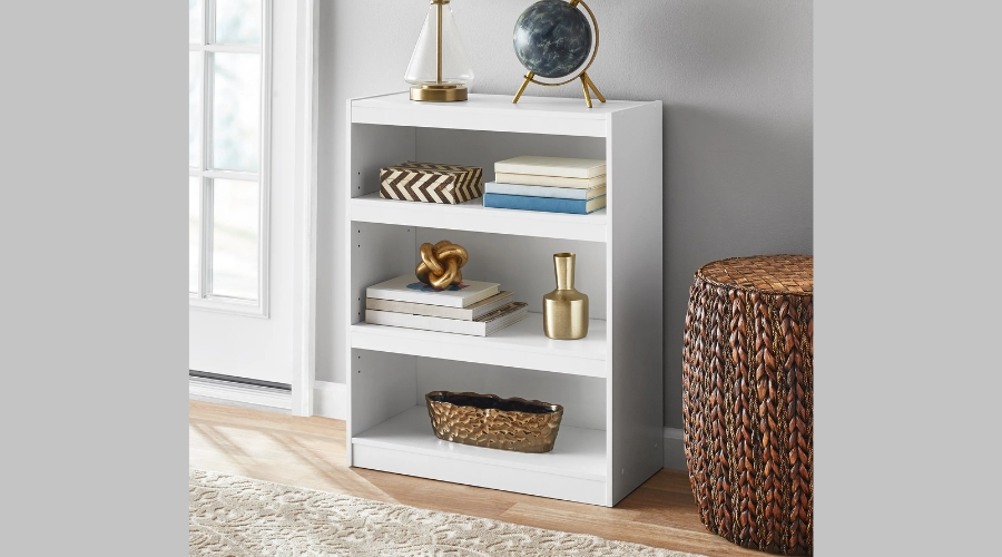 Mainstays Framed 3-Shelf Bookcase