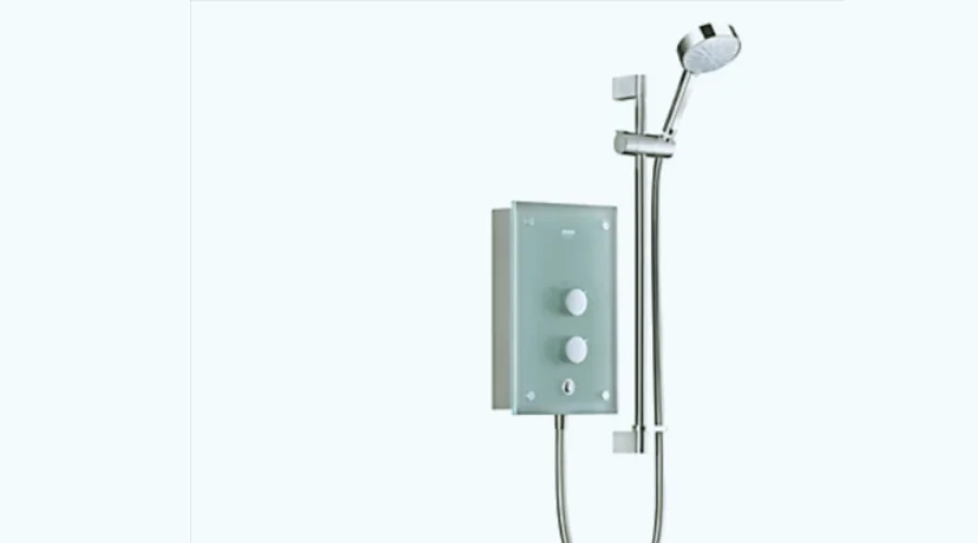 Mira Sport Max Airboost White Chrome effect Electric Shower