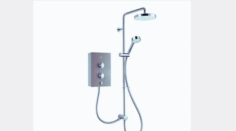 Mira Decor Dual Silver effect Electric Shower