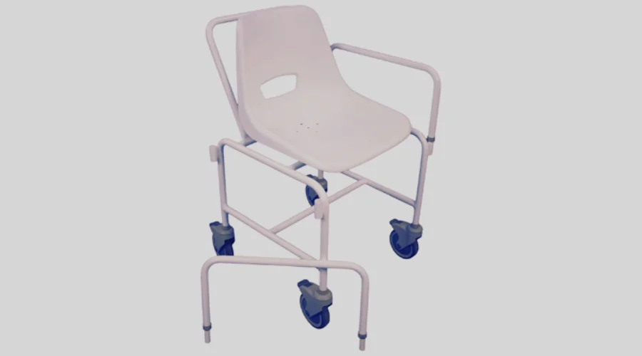 Aidapt charing attendant propelled shower chair
