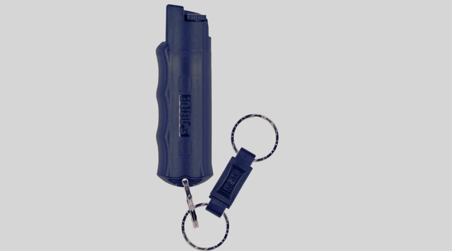 SABRE pepper spray keychain with quick release