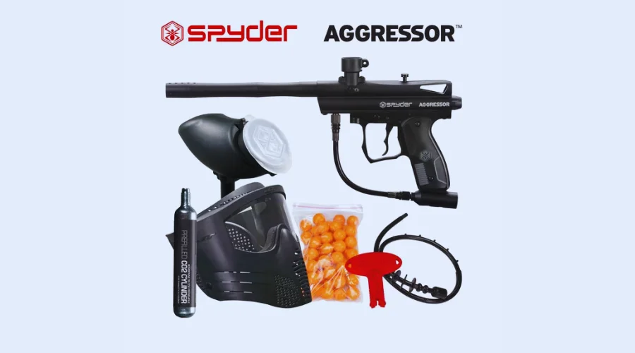 Spyder Aggressor Paintball Marker Gun Ready-to-play Kit