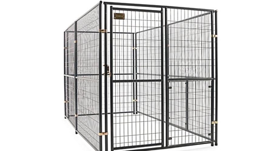 6 ft. x 5 ft. x 10 ft. Lodge Expandable Welded Wire Dog Kennel