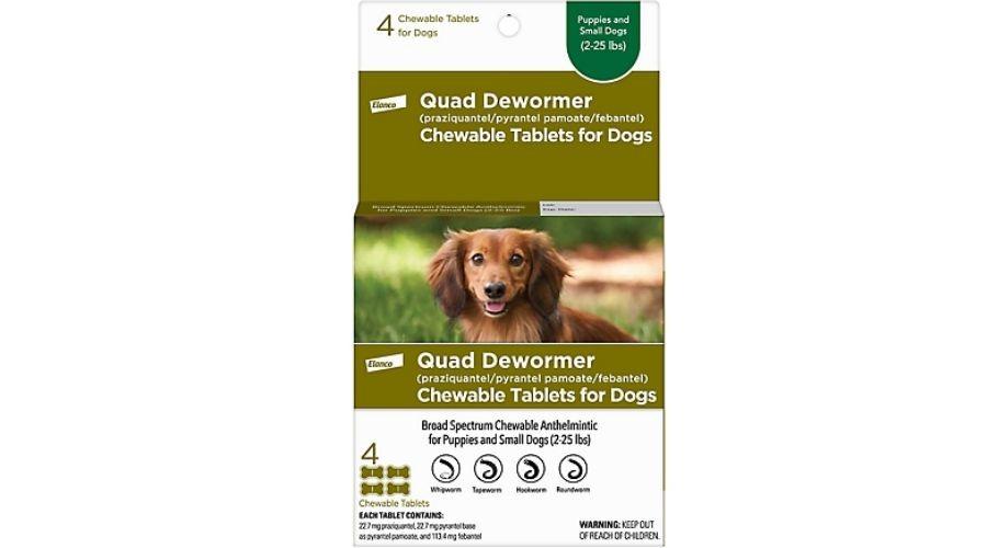 Chewable Tablets for Small Dogs 2-25 lbs, 22.7 mg