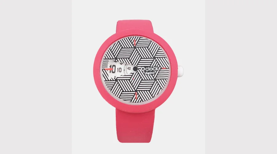 O Clock Watch - Dark Pink