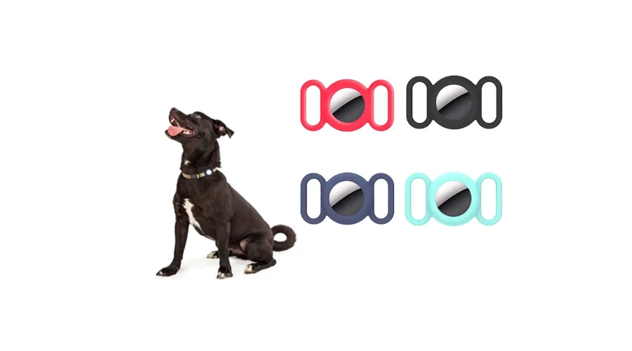 2 Pack Apple Airtag Compatible Cases for Dog Collars | neonpolice 