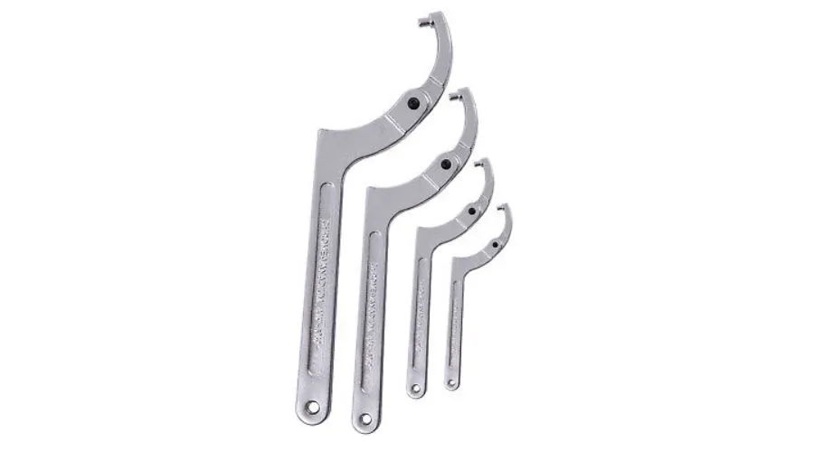 Beta Hook Wrench with Hinged Hook and Pin
