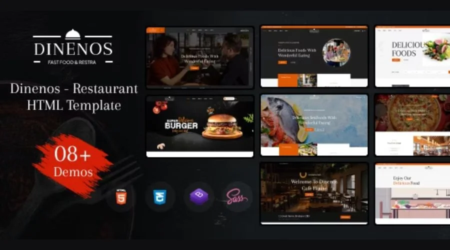 Dinenos - Restaurant HTML Template 