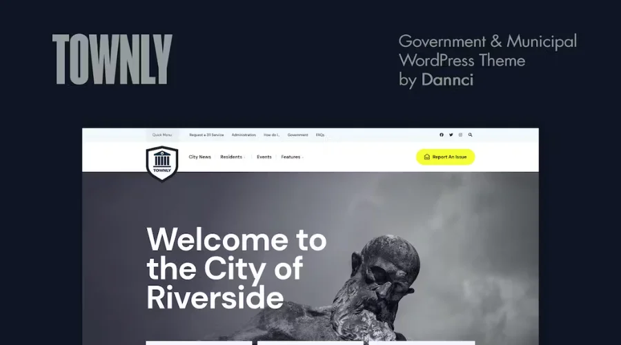 Townly - Government WordPress Theme | neonpolice