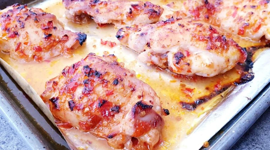For the Sweet Chilli Chicken Thighs: