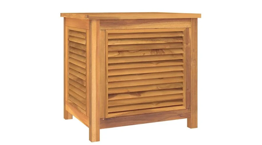 VidaXL Garden Box with Bag 60x50x58 cm Solid Teak Wood