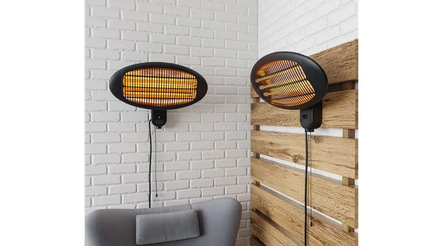 Wall-Mounted Electric Patio Heater