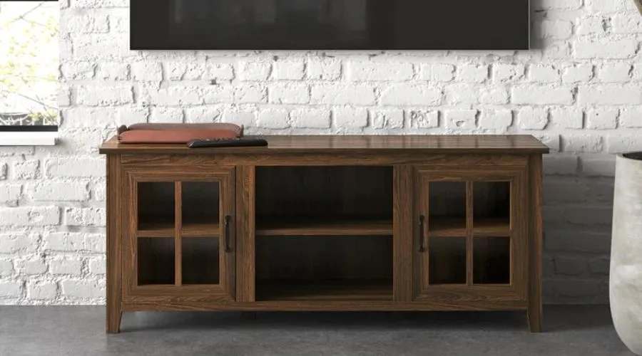 Forres dark walnut TV cabinet