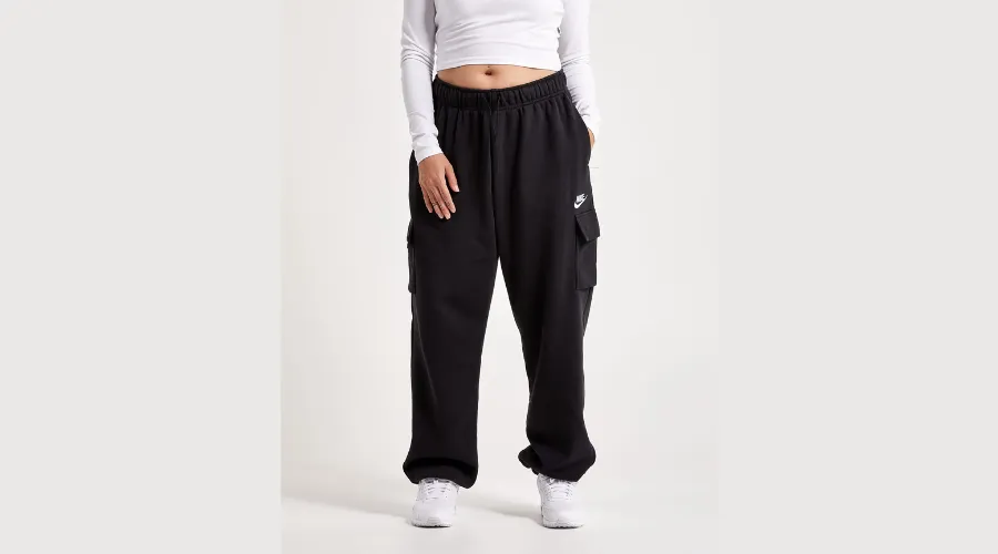 Womens Nike club fleece mid-rise cargo pants 