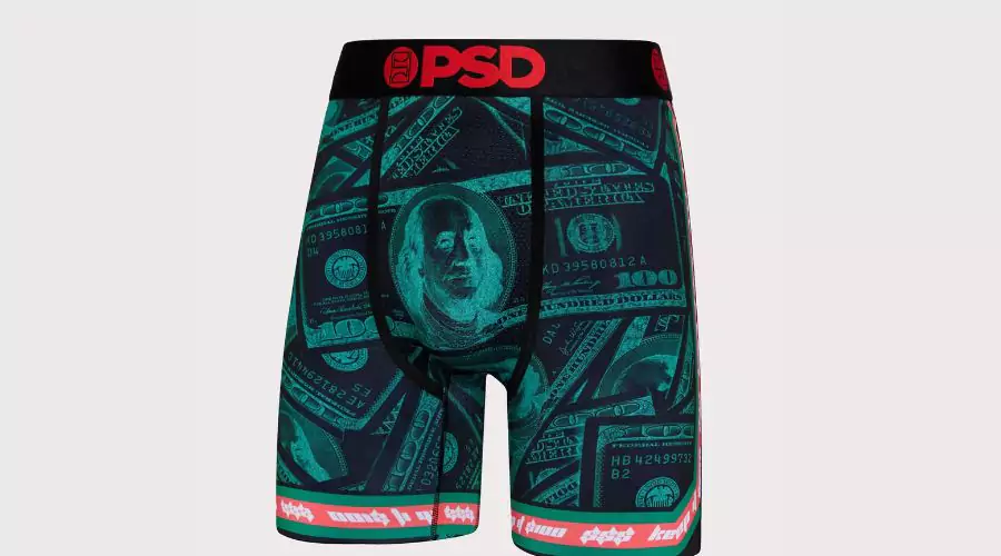 Mens PSD Underwear Money Sport Boxer Briefs