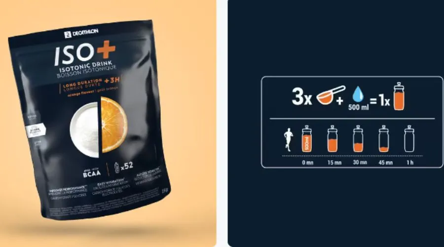 Isotonic Drink Powder Iso+ Orange 2kg