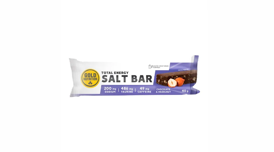 Gold Nutrition Endurance Salt Bar Chocolate - Hazelnut