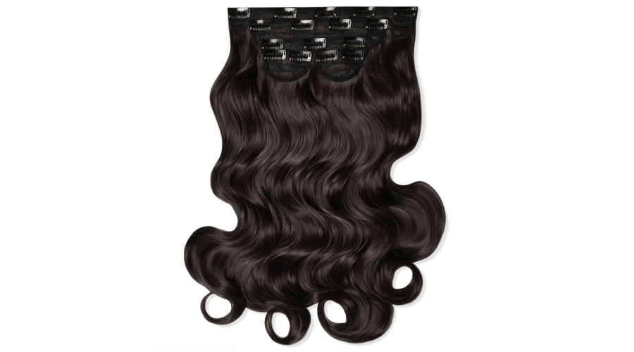 LullaBellz Super Thick 22" 5 Piece Curly Clip-In Extensions (Various Shades)