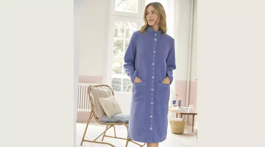 Thermolactyl Blue Fleece Dressing Gown 