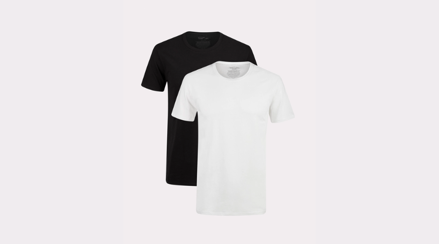 Crewneck T-Shirt, Hanes Originals Ultimate Men's Slim Fit, 2-Pack | Neonpolice