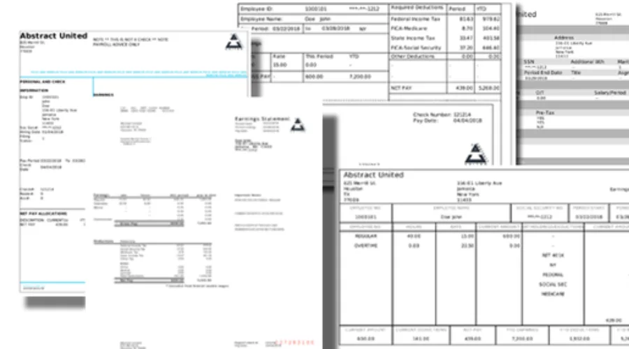 Pay stub generator 