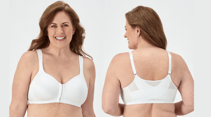 Playtex Women's 18 Hour Front Close Wireless Bra Extra Back Support | Neonpolice