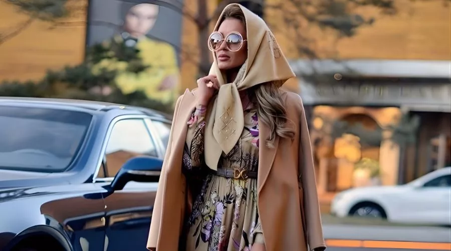 How to style vintage silk scarves