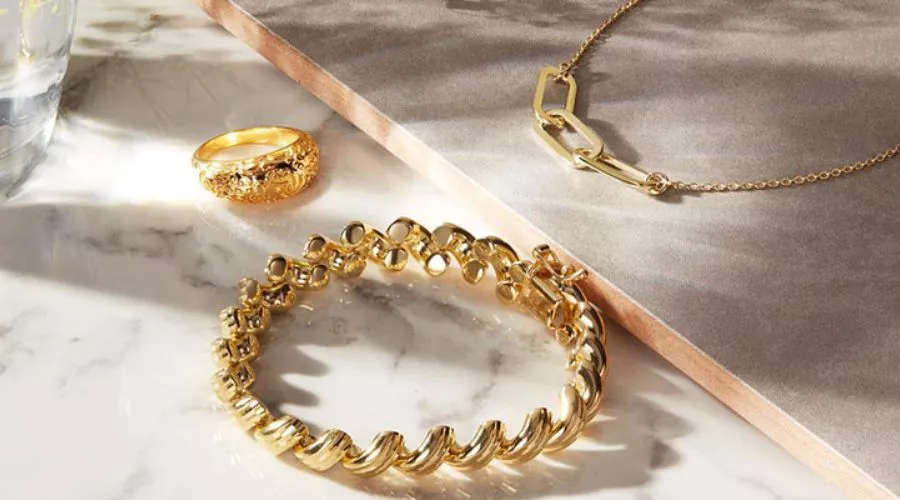 Gold vermeil capsule jewelry wardrobe