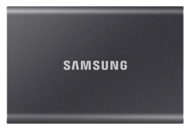 2 SAMSUNG T7 Portable SSD 1TB – USB 3.2 Gen 2 External Solid State Drive, Gray (MU-PC1T0TAM)