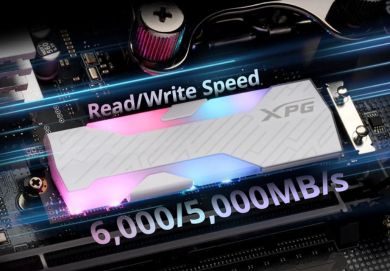 3 XPG SPECTRIX S65G 1TB Gen4 NVMe SSD with RGB Heatsink