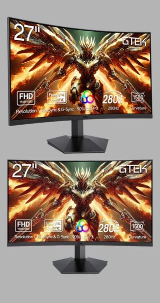 GTek F2740C Prioritizes Refresh Rate Performance