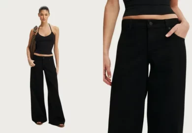 Low Rise Wide Jean