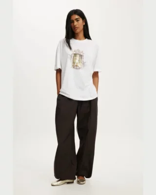Peach PRC Music Boxy Graphic T-Shirt (1)