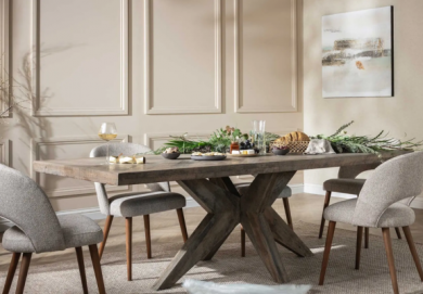 Pure Furniture Oberon Solid Oak 240cm Dining Table